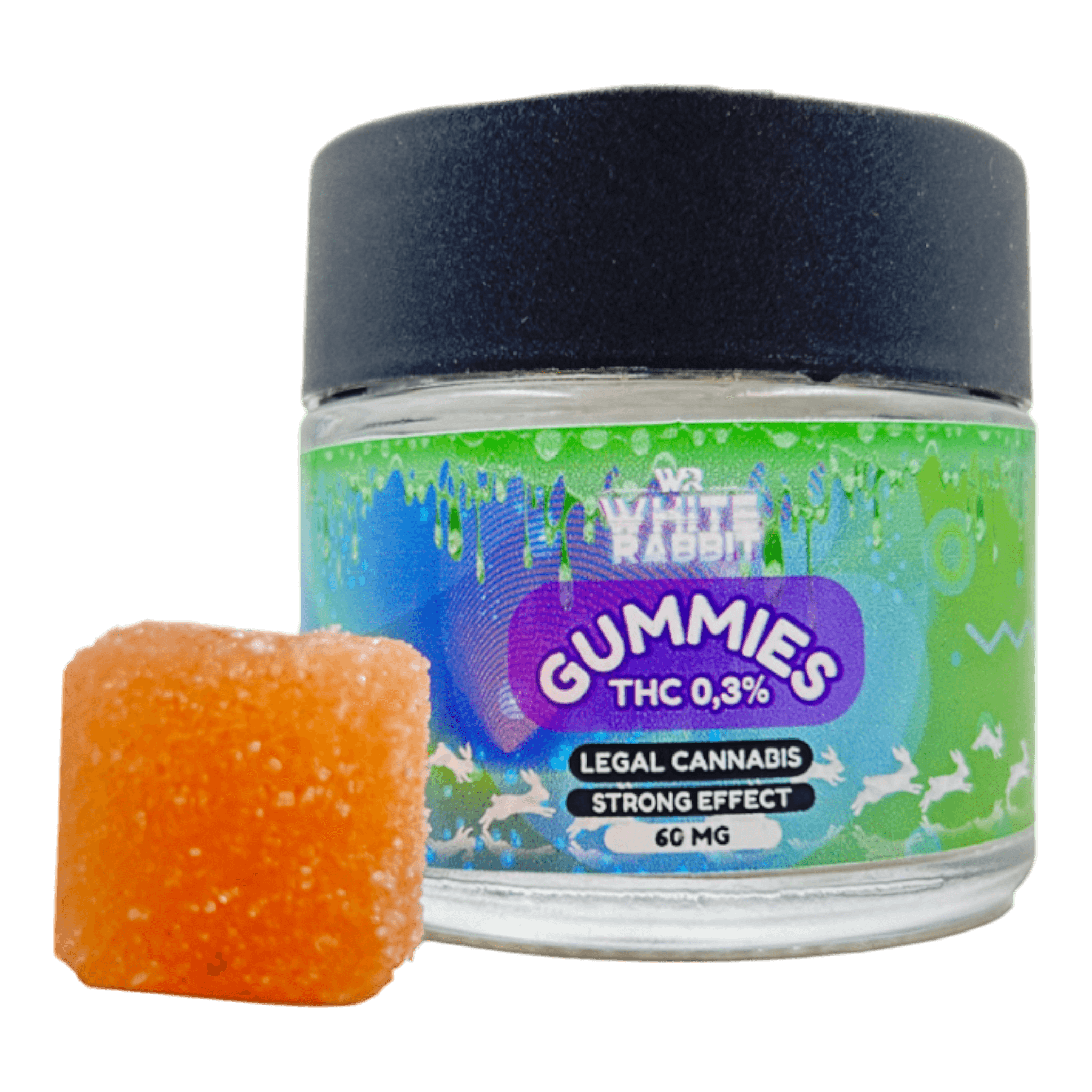 Gummies THC 60mg White Rabbit