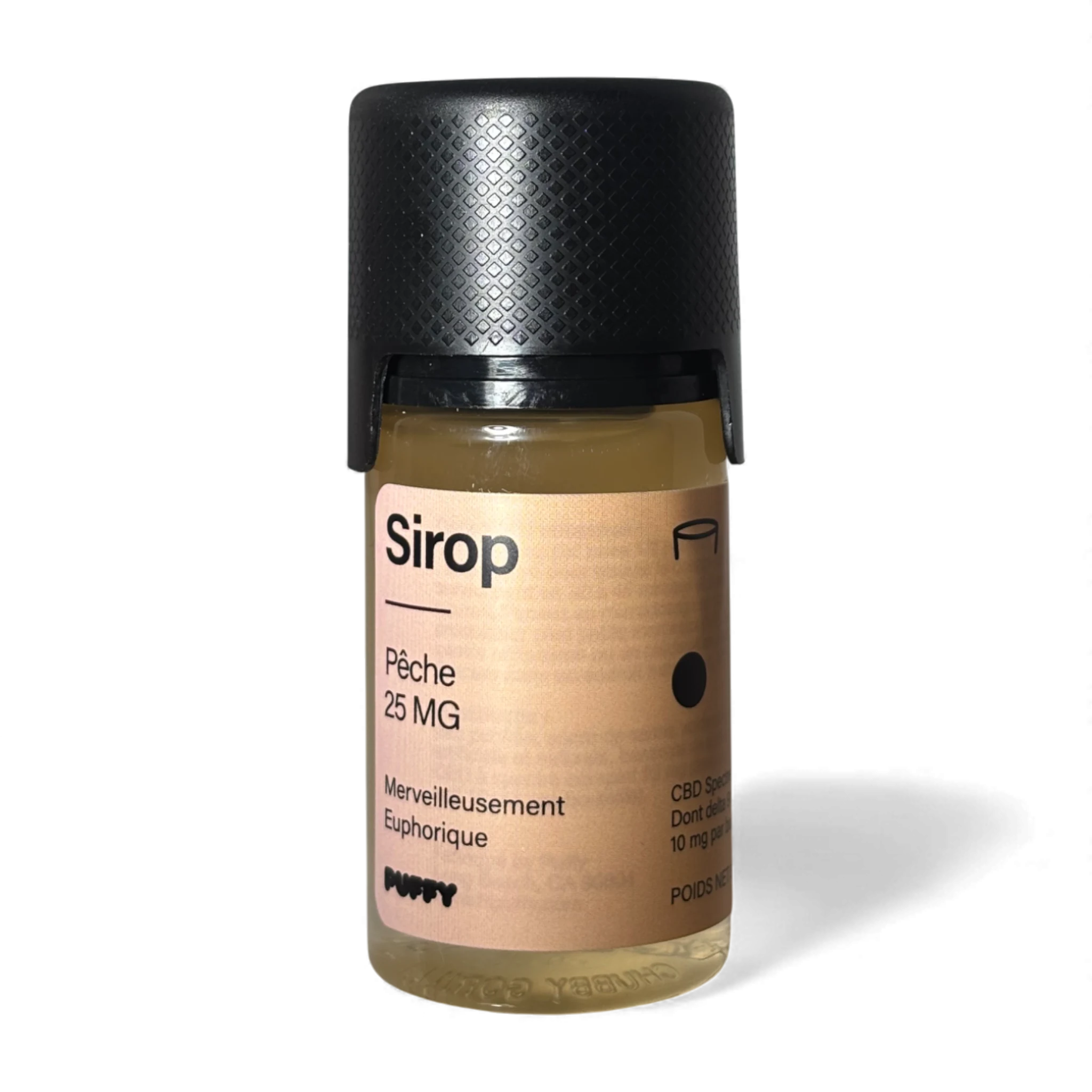 Sirop 25mg THC Pêche
