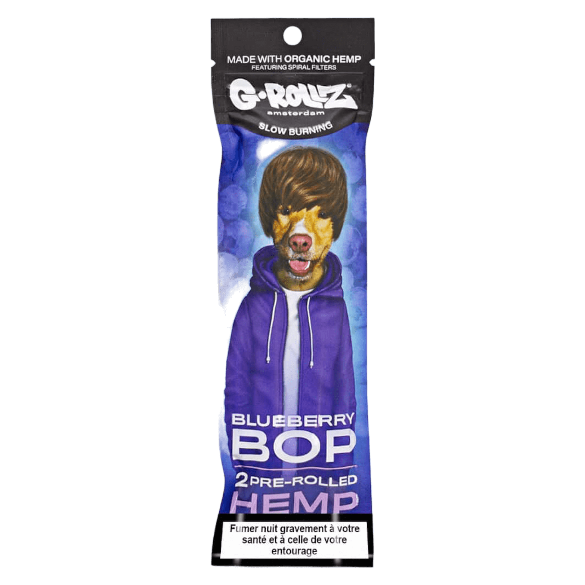 Pré-rolls G-Rollz Myrtille x2