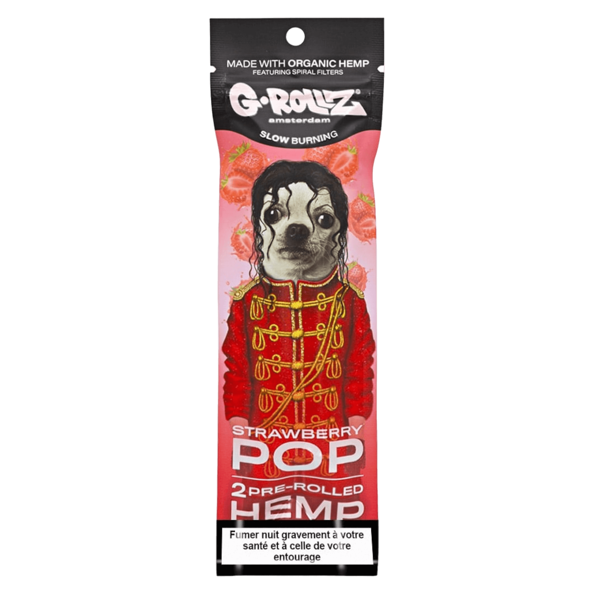 Pré-rolls G-Rollz Fraise x2