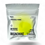 Gummies THC 25MG/ CBD 25MG sour diesel pomme