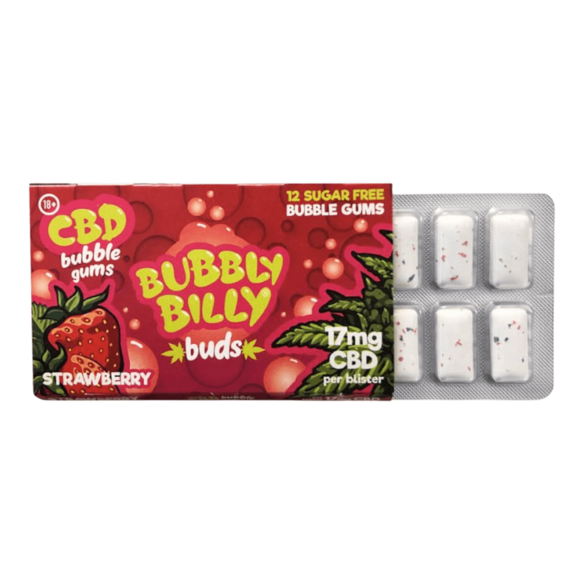 Chewing Gum Fraise 🍓 17mg CBD